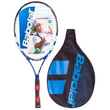 Ракетка для большого тенниса юниорская BABOLAT RODDICK JUNIOR 145 140058-100 11+лет 26' голубой 140058-100 фото
