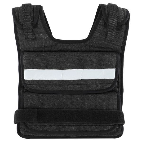 Жилет утяжелитель с регулируемым весом Zelart WEIGTH VEST TA-7805-20 вес-0,5-20кг черный TA-7805-20 фото