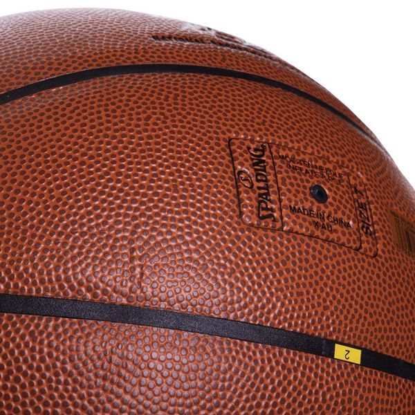 М'яч баскетбольний SPALDING NBA SILVER SERIES 76018Z розмір 7 коричневий 76018Z фото