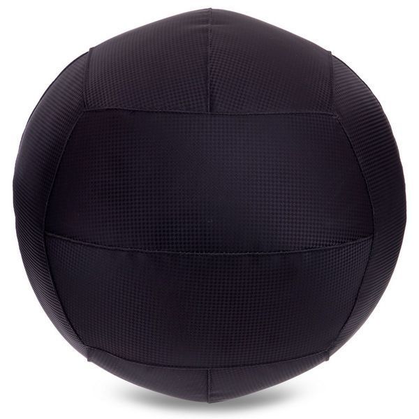М'яч набивний медичний для кросфіту WALL BALL Zelart FI-2637-9 9кг чорний FI-2637-9 фото