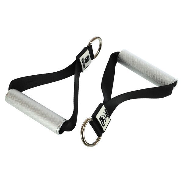Ручки для тяги рукоятки для тренажеров ALUMINUM HANDLES EZOUS F-02-E 2шт черный F-02-E фото