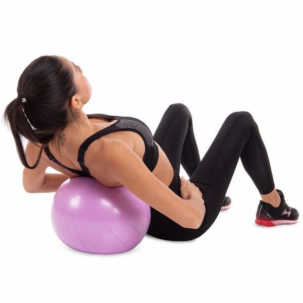 Мяч для пилатеса и йоги Pilates ball Mini Pastel Zelart FI-5220-30 30см сиреневый FI-5220-30 фото