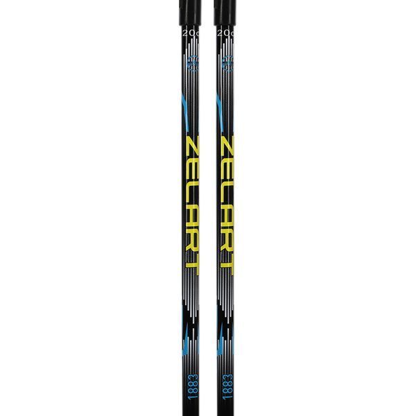 Лыжи беговые подростковые в комплекте с палками Zelart SK-0881-140B цвета в ассортименте SK-0881-140B фото