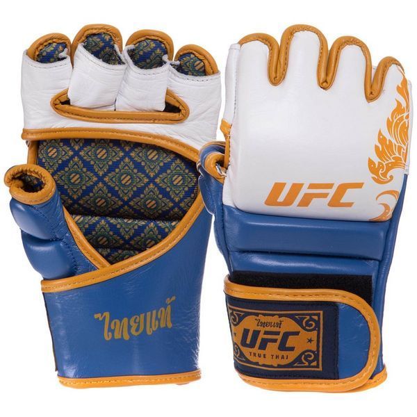 Перчатки для смешанных единоборств MMA UFC TrueThai UTT-75542 L-XL синий-белый UTT-75542 фото