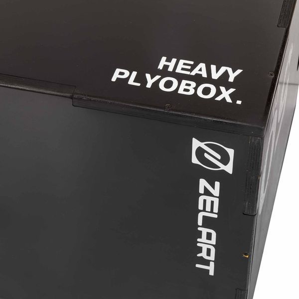 Бокс плиометрический тумба для кроссфита Плиобокс Wood Plyo box Zelart TA-4774-2 1шт 75см черный TA-4774-2 фото