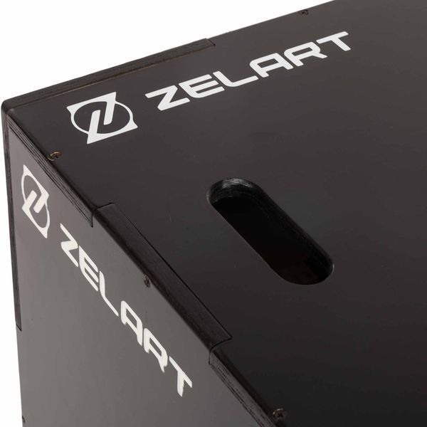 Бокс плиометрический тумба для кроссфита Плиобокс Wood Plyo box Zelart TA-4774-2 1шт 75см черный TA-4774-2 фото