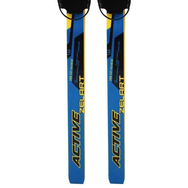 Лыжи беговые подростковые в комплекте с палками Zelart SK-0881-140B цвета в ассортименте SK-0881-140B фото
