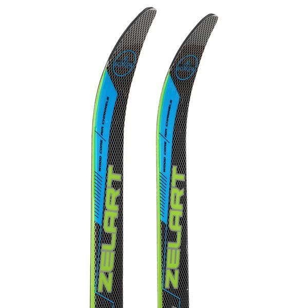 Лыжи беговые подростковые в комплекте с палками Zelart SK-0881-140B цвета в ассортименте SK-0881-140B фото