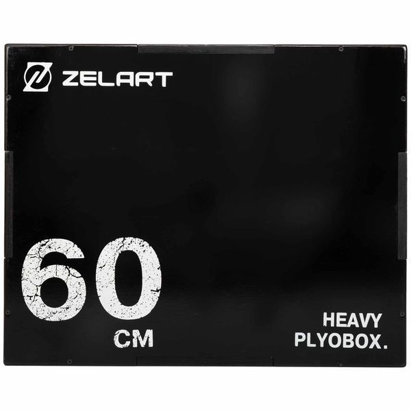 Бокс плиометрический тумба для кроссфита Плиобокс Wood Plyo box Zelart TA-4774-2 1шт 75см черный TA-4774-2 фото