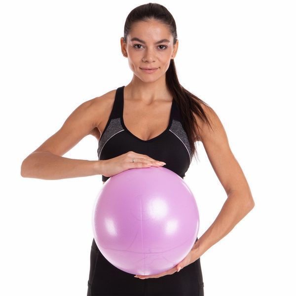 Мяч для пилатеса и йоги Pilates ball Mini Pastel Zelart FI-5220-30 30см сиреневый FI-5220-30 фото