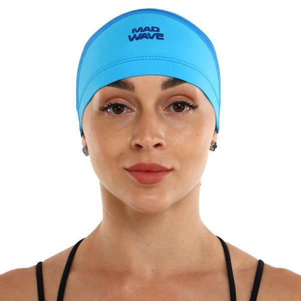 Шапочка для плавания текстильная на длинные волосы юниорская MadWave LONG HAIRS JUNIOR M052102 цвета в ассортименте M052102 фото
