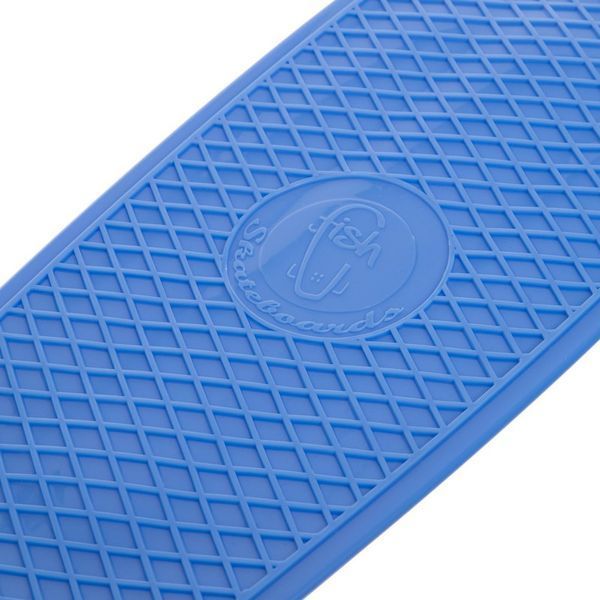 Пенні борд Penny Board круїзер пластиковий 22' FISH SK-401-8 блакитний-червоний SK-401-8 фото