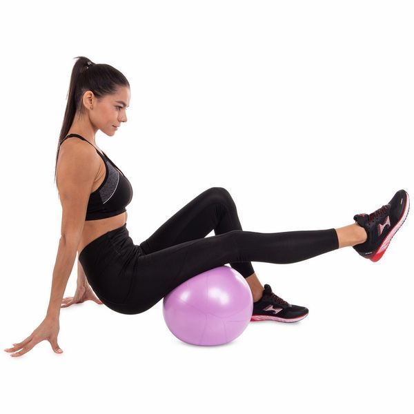 Мяч для пилатеса и йоги Pilates ball Mini Pastel Zelart FI-5220-30 30см сиреневый FI-5220-30 фото
