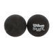 Мяч для сквоша WILSON STAFF SQUASH 2 BALL YEL DOT WRT617600 2шт черный WRT617600 фото 2