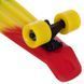 Пенни борд Penny Board круизер пластиковый 22' FISH COLOR SK-402-11 салатовый-желтый-красный SK-402-11 фото 4