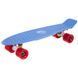Пенні борд Penny Board круїзер пластиковий 22' FISH SK-401-8 блакитний-червоний SK-401-8 фото 2