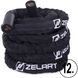 Канат для кроссфита в защитном рукаве Combat Battle Rope Zelart FI-2631-12 12м черный FI-2631-12 фото 1