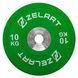 Бамперные диски резиновые Zelart TA-7798-10 50.6&plusmn;0.2мм 10кг зеленый TA-7798-10 фото 2