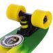 Пенни борд Penny Board круизер пластиковый 22' FISH COLOR SK-402-11 салатовый-желтый-красный SK-402-11 фото 3