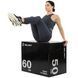 Бокс плиометрический тумба для кроссфита Плиобокс Wood Plyo box Zelart TA-4774-2 1шт 75см черный TA-4774-2 фото 13