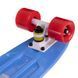 Пенні борд Penny Board круїзер пластиковий 22' FISH SK-401-8 блакитний-червоний SK-401-8 фото 3