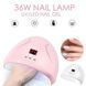 Сушарка для нігтів 36w FD 258 Beauty Nail, Лампа для сушіння гель-лаку будинку, Універсальна лампа для сушіння гель лаку ws41932 фото 2
