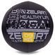 М'яч набивний медичний для кросфіту WALL BALL Zelart FI-2637-9 9кг чорний FI-2637-9 фото 1