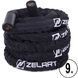 Канат для кросфіту в захисному рукаві Combat Battle Rope Zelart FI-2631-9 9м чорній FI-2631-9 фото 1
