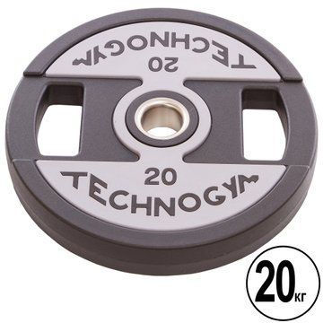 Блины диски полиуретановые 2 Handle металлическая втулка TECHNOGYM TG-1837-20 51мм 20кг черный TG-1837-20 фото