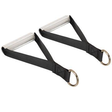 Ручки для тяги рукоятки для тренажерів ALUMINUM HANDLES Record FI-4770 2шт чорний FI-4770 фото