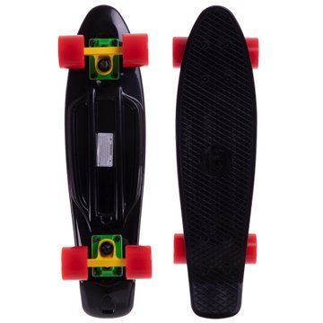 Пенни борд Penny Board круизер пластиковый 22' FISH SK-401-5 черный-желтый-красный SK-401-5 фото