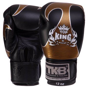 Перчатки боксерские на липучке кожаные TOP KING Empower TKBGEM-01 8-18унций цвета в ассортименте 8 унции TKBGEM-01 фото