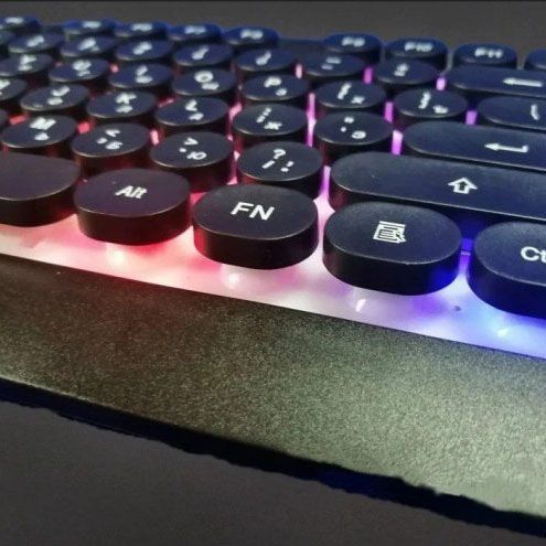 Комплект провідна клавіатура та мишка з LED підсвічуванням UKC HK-3970 ws23414 фото