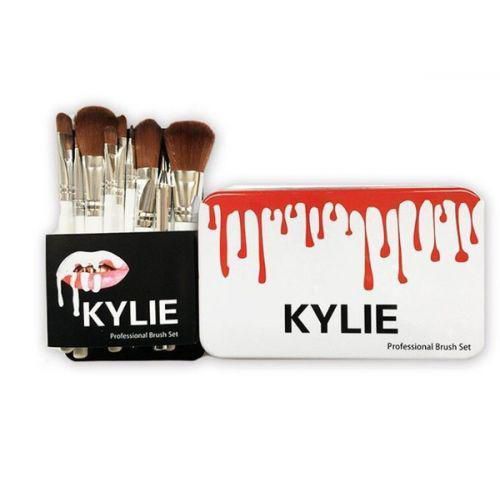 Набор профессиональный кисти для макияжа Kylie Jenner Make-up brush set 12 шт ws55237 фото