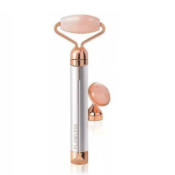 Массажер ролик электрический для лица Facial Roller Massager. Цвет: бежевый ws25719 фото