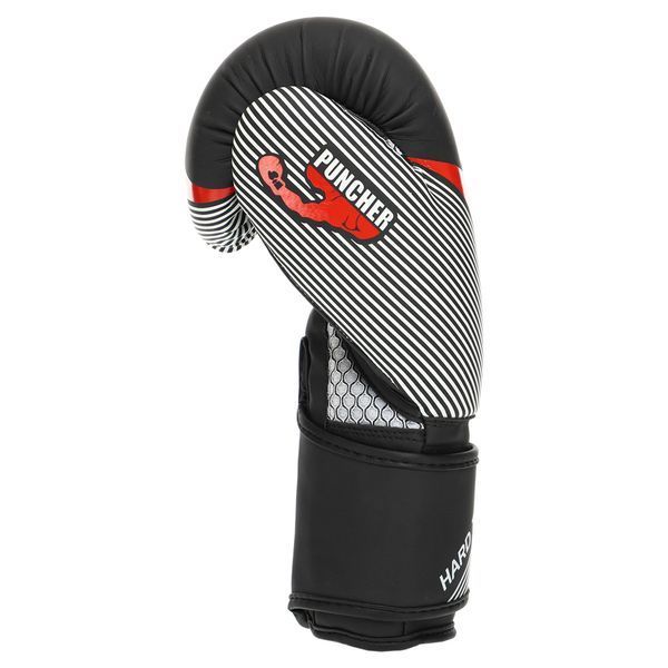 Перчатки боксерские на липучке PU HARD TOUCH BO-7698 10-14 унций цвета в ассортименте 12 унции BO-7698 фото
