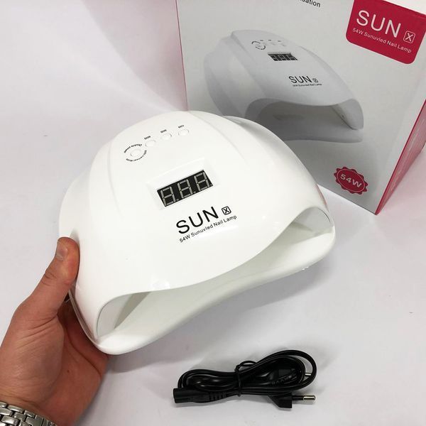 Професійна сушарка Sun X Beauty nail 54w FD 160A для нігтів, лампа для гель-лаку, Лампа майстра манікюру ws86492 фото