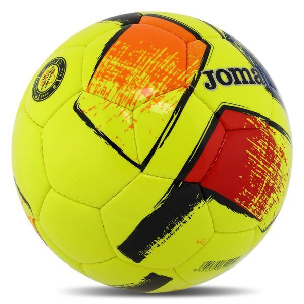 Мяч футбольный Joma DALI II 400649-061-T5 №5 PU оранжевый-синий-красный 400649-061-T5 фото