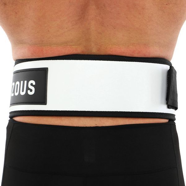 Пояс атлетический текстильный EZOUS LEATHER SPROT BELT O-01 спинка-14см размер S-L черный O-01 фото