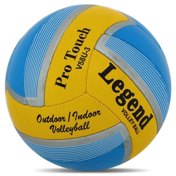 Мяч волейбольный LEGEND V58U-3 №5 PU желтый-голубой V58U-3 фото