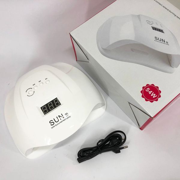 Професійна сушарка Sun X Beauty nail 54w FD 160A для нігтів, лампа для гель-лаку, Лампа майстра манікюру ws86492 фото
