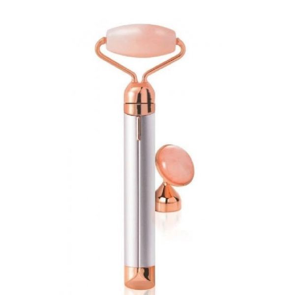 Массажер ролик электрический для лица Facial Roller Massager. Цвет: бежевый ws25719 фото