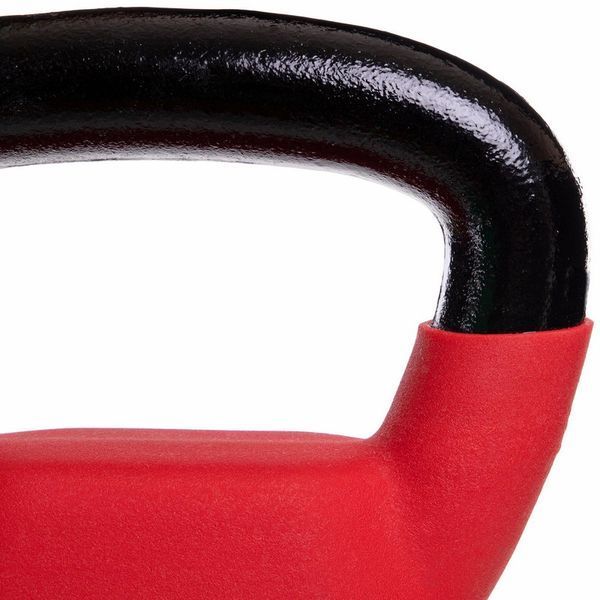 Гиря тренировочная цельная с PVC покрытием UFC UHA-69696 вес 12кг красный UHA-69696 фото