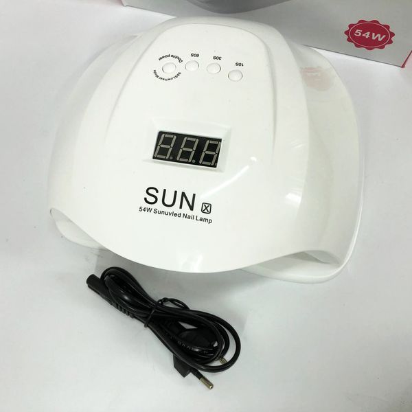 Професійна сушарка Sun X Beauty nail 54w FD 160A для нігтів, лампа для гель-лаку, Лампа майстра манікюру ws86492 фото