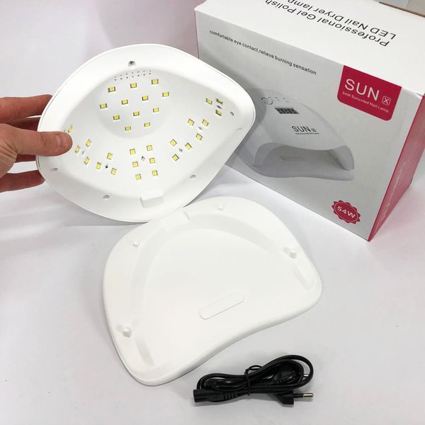 Професійна сушарка Sun X Beauty nail 54w FD 160A для нігтів, лампа для гель-лаку, Лампа майстра манікюру ws86492 фото