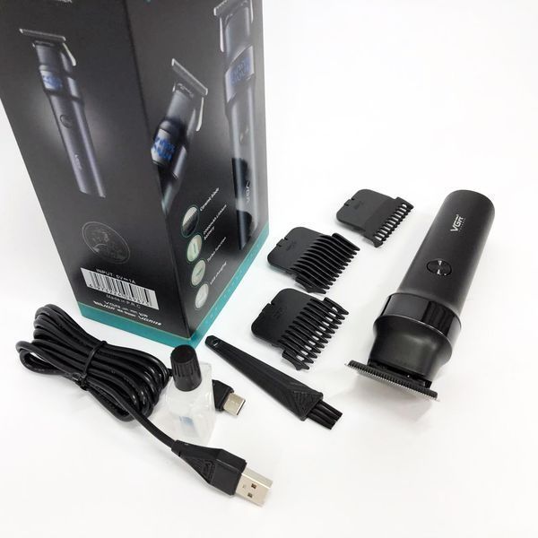 Машинка для стрижки волосся VGR V-987 BLACK, для стрижки посіченого волосся ws55778 фото
