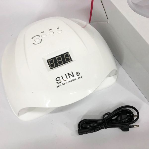 Професійна сушарка Sun X Beauty nail 54w FD 160A для нігтів, лампа для гель-лаку, Лампа майстра манікюру ws86492 фото