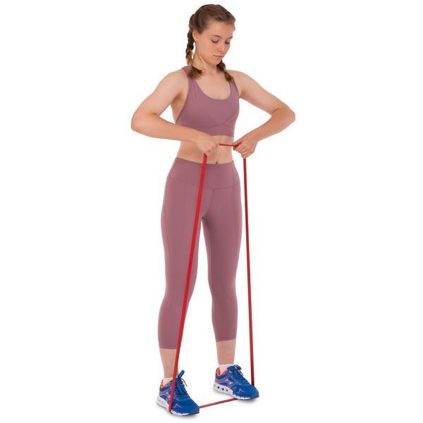 Резина петля для подтягиваний и тренировок лента силовая SP-Sport Fitness LINE FI-9584-2 25-40кг красный FI-9584-2 фото
