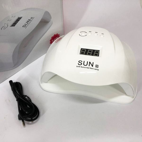 Професійна сушарка Sun X Beauty nail 54w FD 160A для нігтів, лампа для гель-лаку, Лампа майстра манікюру ws86492 фото