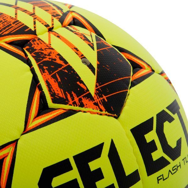 М'яч футбольний SELECT FLASH TURF FIFA BASIC V23 FLASH-TURF-YOR №4 жовто-помаранчевий FLASH-TURF-YOR фото